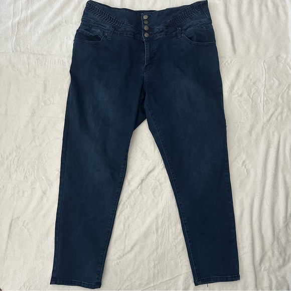 Vince Blue.Co Denim - Classic High Rise Women's Jeans in Deep Blue